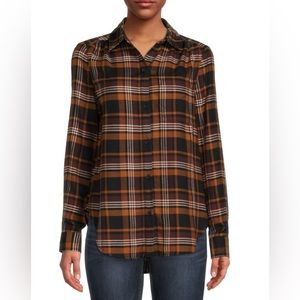 Casa Cabana M Plaid Flannel